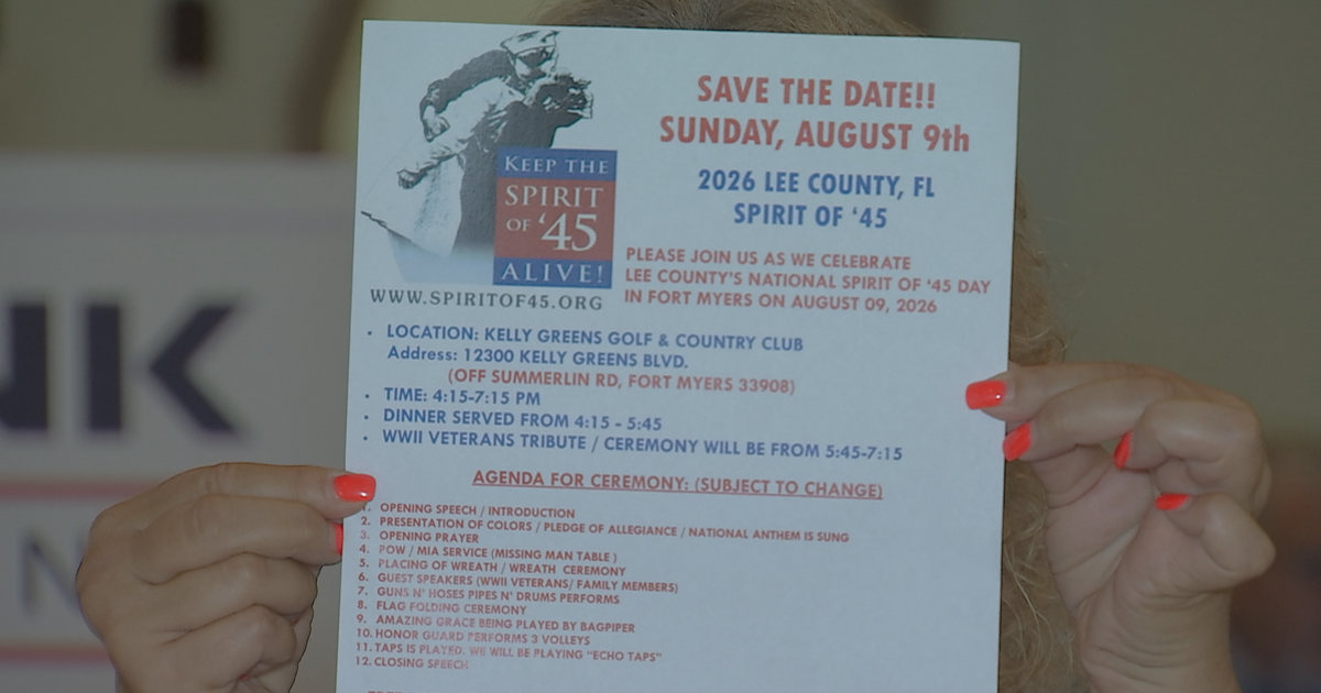 Lee County's Spirit of '45 honors WWII vets on Aug. 9 | WINK Listens