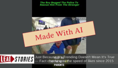 Fact Check: FAKE Bodycam Footage Shows Kidnapped Child Being Rescued At Orlando Airport -- Made With Google AI