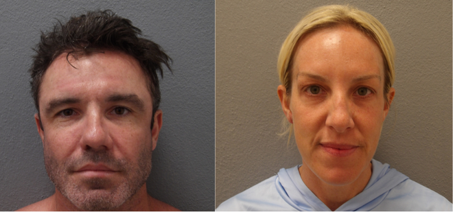 Left to right Brian and Allison Cannella left to right brian and allison cannella A Delray Beach couple was arrested in Key Largo after authorities found two young children left unattended in a resort room for up to an hour.