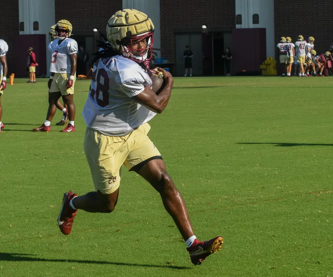 The Florida State Seminoles football team hit the field for its fourth practice of the fall season on Monday, Aug. 7, 2023.