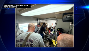MDFR: Man hospitalized after hand caught in food processor, machine safely removed - WSVN 7News | Miami News, Weather, Sports