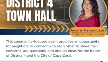 Council Member Nelson-Lastra Hosting ﻿District 4 Town Hall August 1