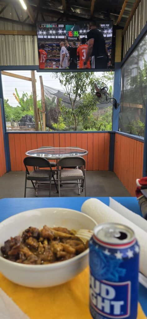 Interior of a restaurant