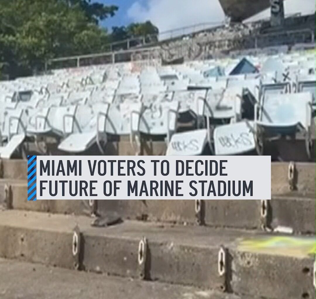 Miami voters will soon determine the future of the historic Miami Marine Stadium, a waterfront venue long celebrated for its boat races, concerts and community events. The stadium, closed since Hurricane Andrew in 1992, has remained a symbol of Miami’s cultural past. The late musician Jimmy Buffett helped cement the stadium’s reputation as a one‑of‑a‑kind performance space. #stadium #miami #vote #jimmybuffett #boat