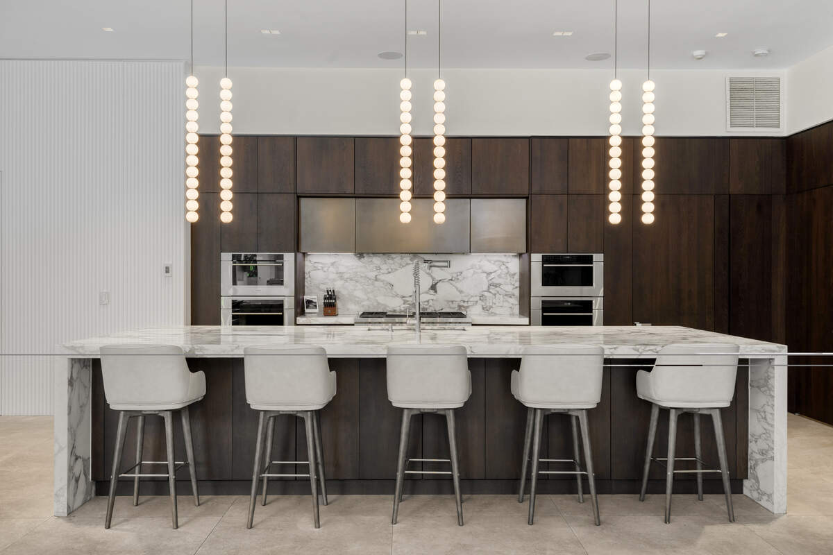 The listing for former Miami Heat guard Tyler Herro’s Pinecrest mansion highlights the home’s chef’s kitchen.
