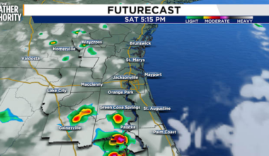 Fourth of July forecast: late afternoon storms, high heat expected across Northeast Florida, Southeast Georgia