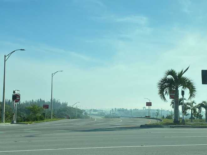 Fireworks debris creates haze over Palm Beaches and Treasure Coast A milky haze settled over the Palm Beaches and Treasure Coast on Sunday morning due to smoke and debris from July 4 fireworks, WPBF 25 First Warning Meteorologist Nikki Sheaks said on Sunday, July 5, 2026. Photo taken in Boca Raton, Florida.