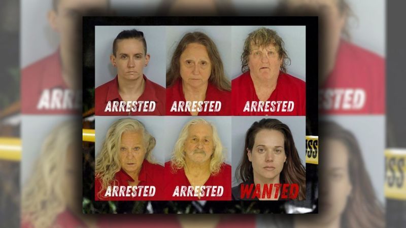 Since the investigation began, five people have been arrested in connection with the case. Bobbi Wagstaff, 31, was charged with accessory to capital murder after the fact and possession of methamphetamine. Martin and Sandra Leaverton, both 63, were charged with accessory after the fact to capital murder after investigators alleged they helped Johnson by retrieving her belongings, providing a cellphone and attempting to help her find refuge outside Florida. Authorities later charged Michael Ray White, 74, and Kathleen Morris, 59, with accessory to a capital felony after the fact and obstruction after alleging they provided Johnson with shelter, transportation and supplies while misleading deputies about her whereabouts.  (Walton County Sheriff's Office)