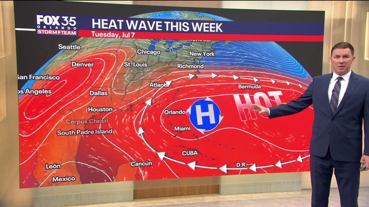 Orlando AM Weather Forecast: Heat building this week