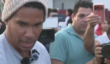 Cuban activist Luis Manuel Otero Alcántara arrives in Miami after prison release