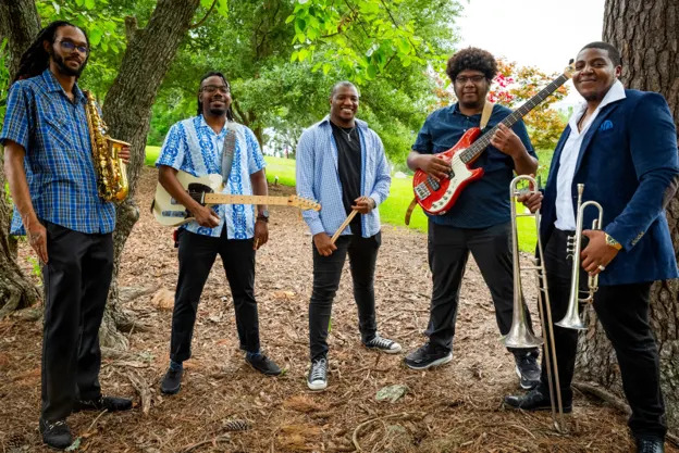 The Pharaohs of Funk will perform live at Levitt AMP Tallahassee: Music Under the Oaks at Lewis Park on July 9, 2026.