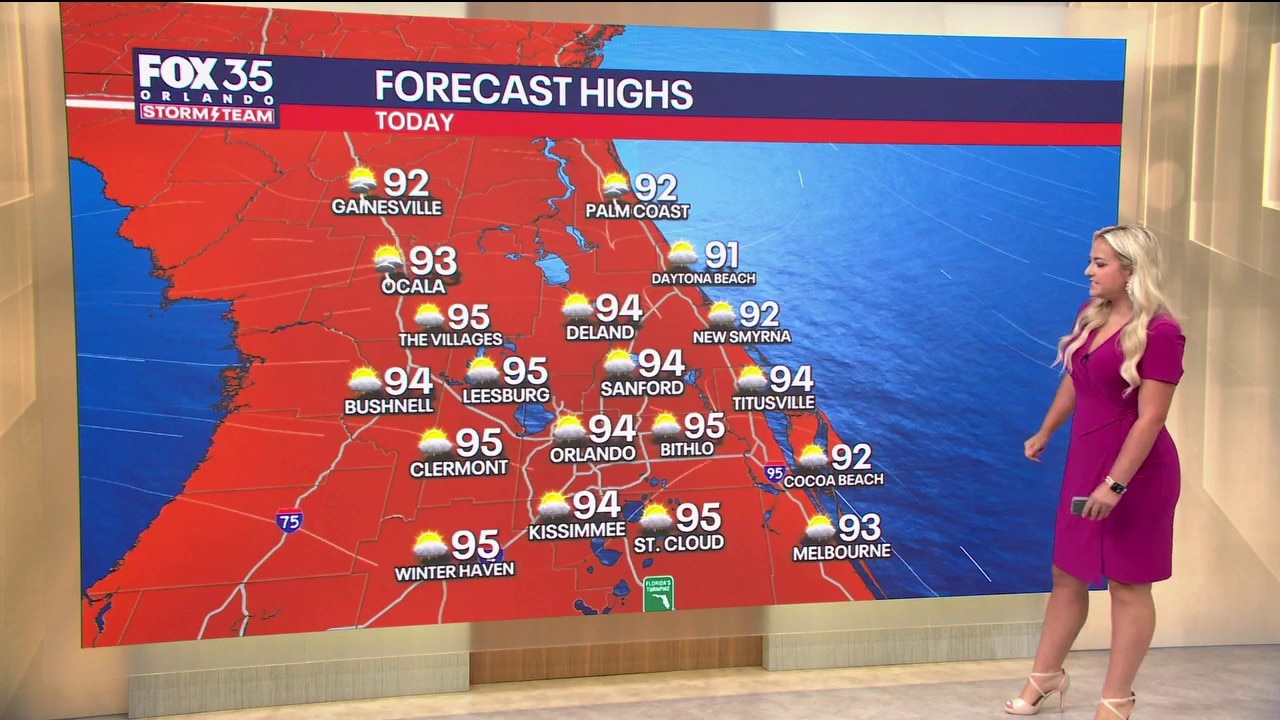 Orlando AM Weather Forecast: Temps heating up