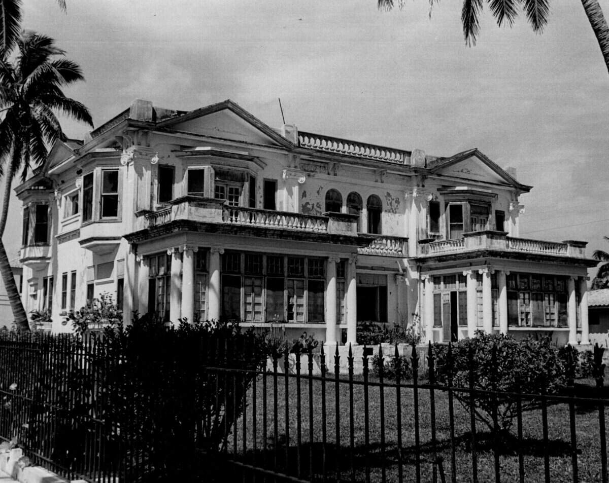 A mansion in the 500 block of Northeast 23rd Street in Miami.