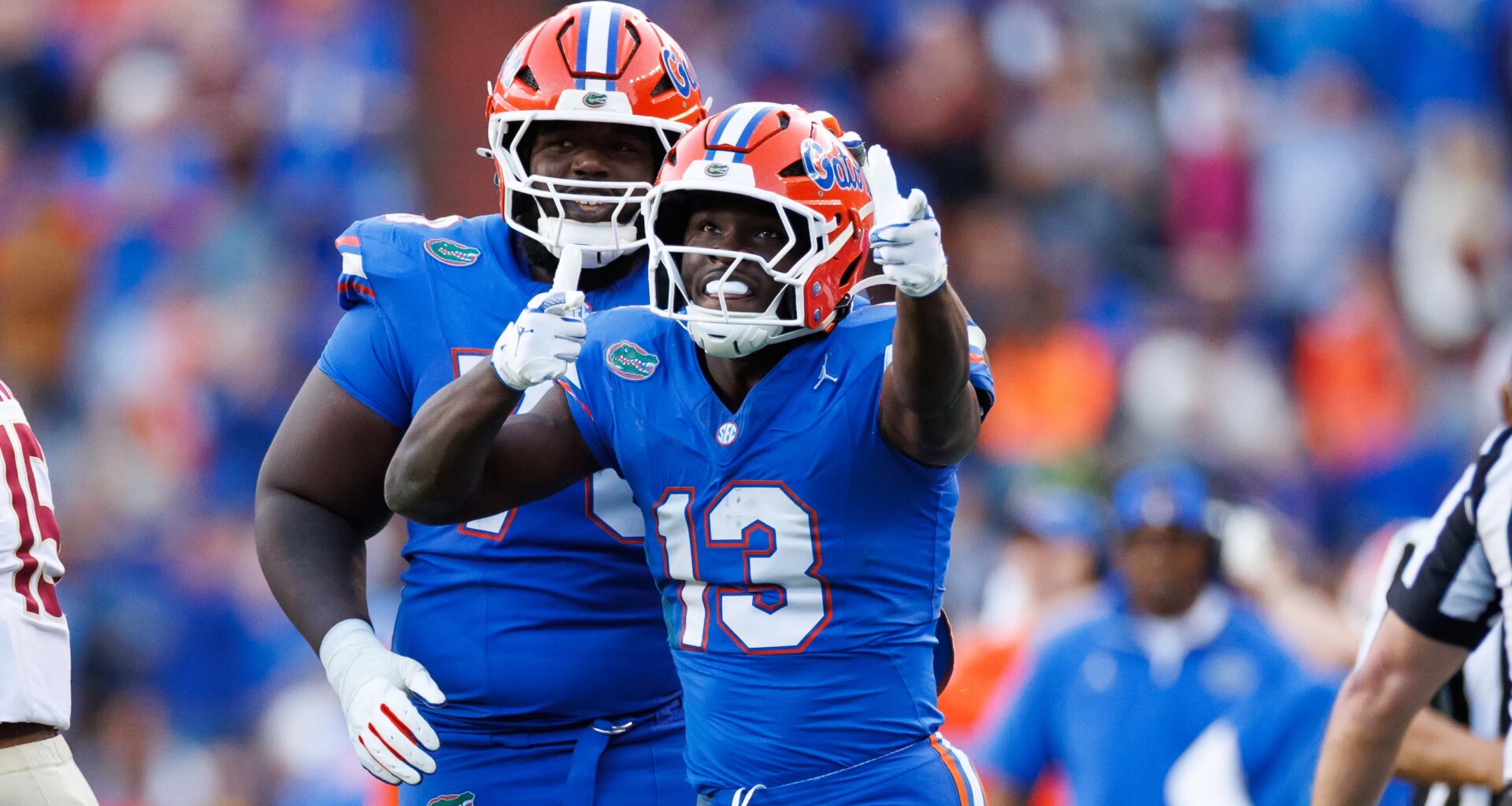 Florida football running back Jadan Baugh a top-50 player per PFF