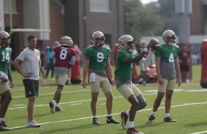 The Florida State football team completes its first week of fall camp of 2026 on Friday, July 31.
