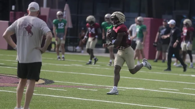 The Florida State football team completes its first week of fall camp of 2026 on Friday, July 31.