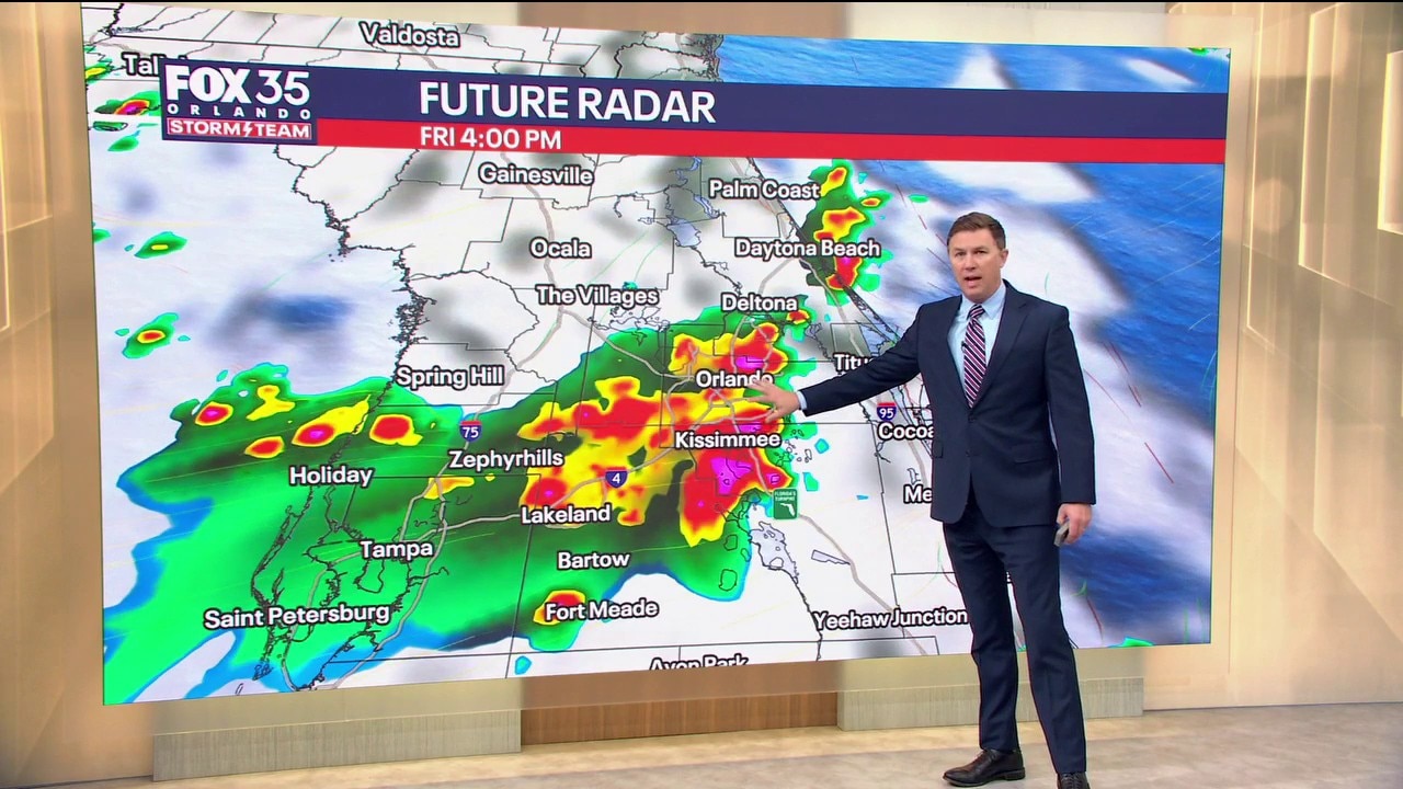 Orlando AM Weather Forecast: More heavy rain on the way