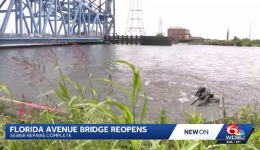 Florida Avenue Bridge reopens following sewer repairs
