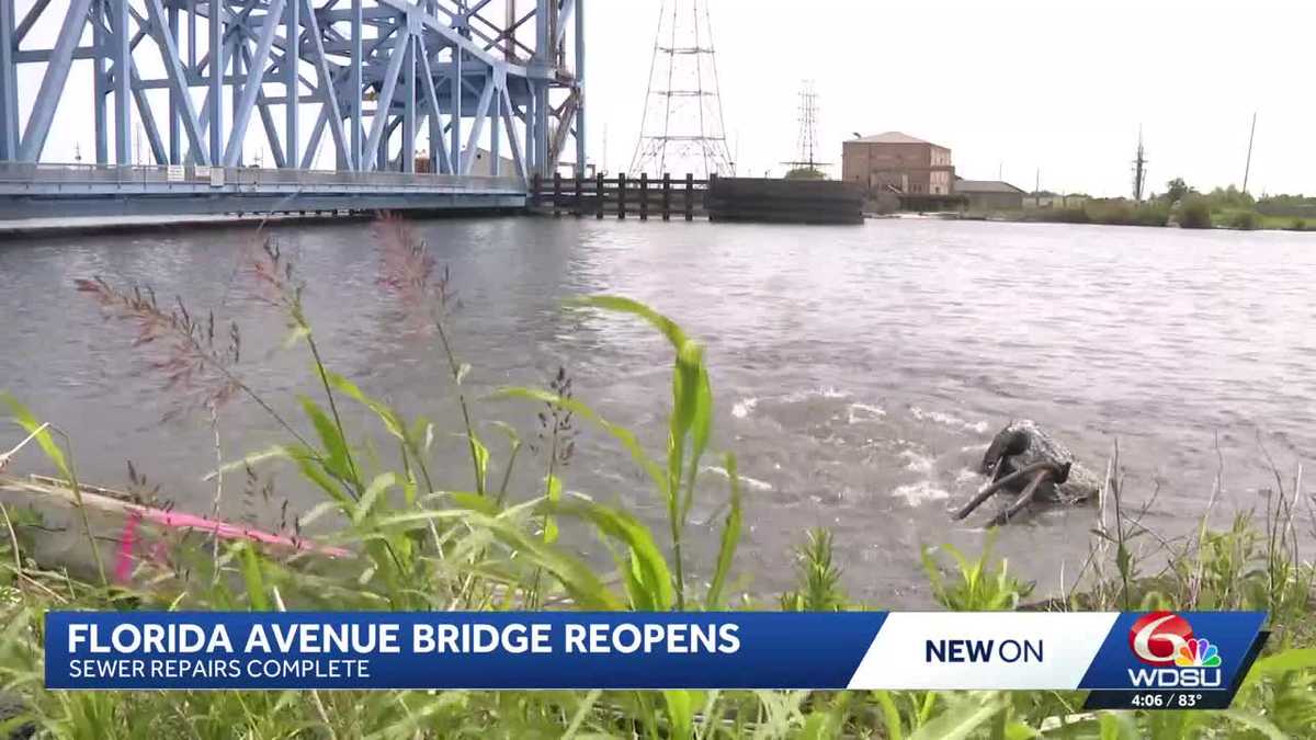 Florida Avenue Bridge reopens following sewer repairs
