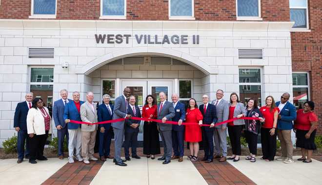 JSU's West Village residence hall ribbon cutting jsu's west village residence hall