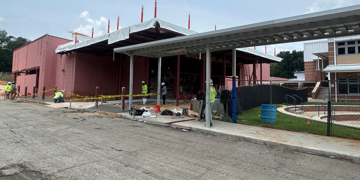 Construction at Griffin Middle School in full swing as new school year approaches