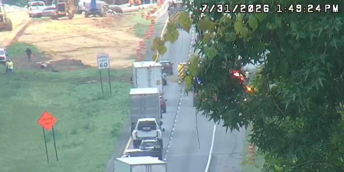 TRAFFIC ALERT: I-10 eastbound in Leon County backed up following crash in construction zone
