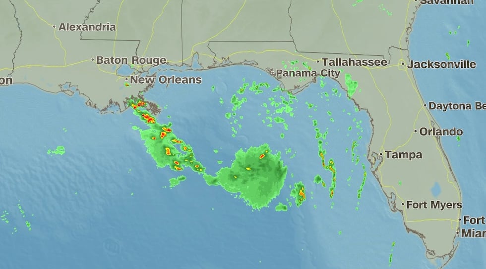 Tropical Storm Bertha was expected to stay near or along the northern Gulf Coast early this...