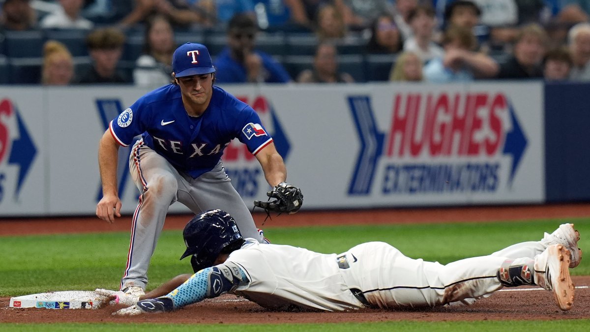 Texas Rangers beat Tampa Bay Rays 4-1 as Wynns homers – NBC 5 Dallas-Fort Worth