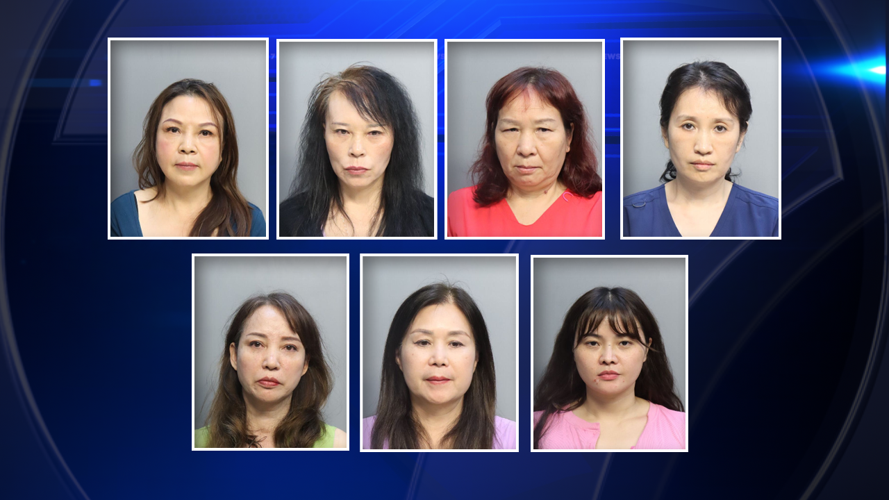 7 women arrested in Miami-Dade massage parlor prostitution sting - WSVN 7News | Miami News, Weather, Sports