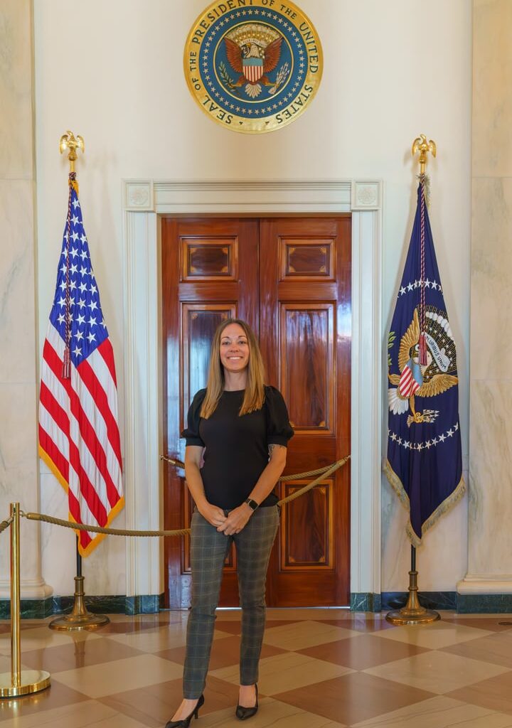 Teacher Aimee Bailey at White House History Teacher Institute