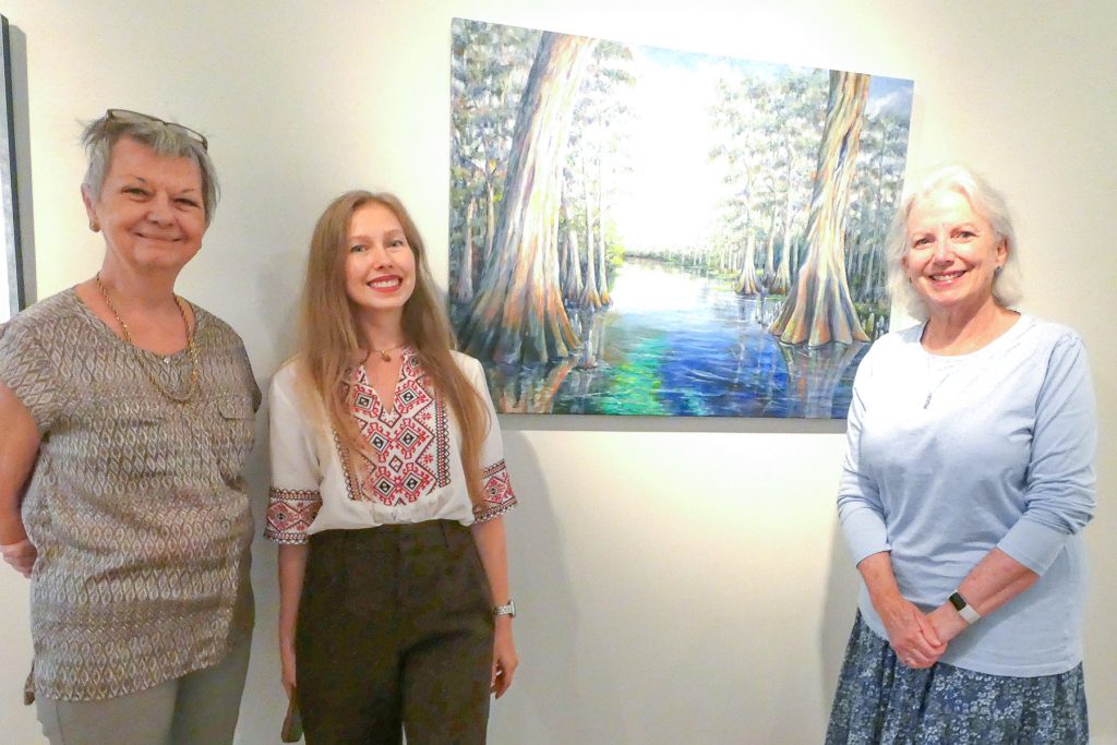 Stephanie Pyren Fortel with Julia Ivanisova and Abby Howard Murphy