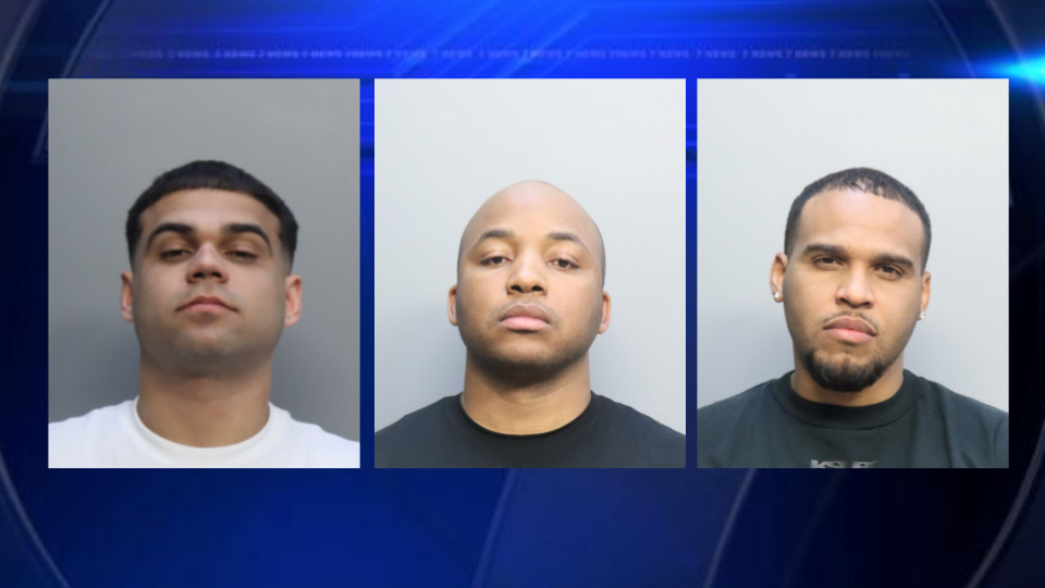 3 arrested after police say they tried to steal $240K diamond chain at Doral nightclub - WSVN 7News | Miami News, Weather, Sports