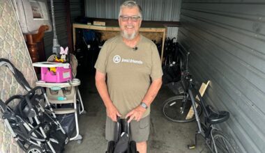 Joe Whitehurst collects used wheelchairs for people in need