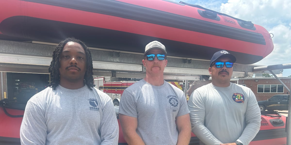 Tallahassee Fire Department swiftwater team deploying to Texas to help with flooding response