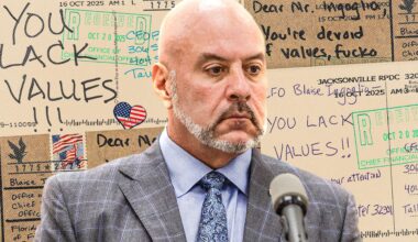 77-year-old Florida veteran investigated for sending an official a postcard saying 'you lack values'
