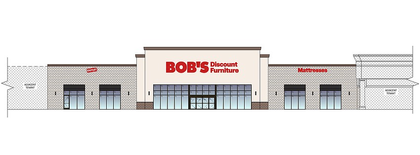 Plans show that Bob’s Discount Furniture will build out at Argyle Village shopping center. Plans show that Bob’s Discount Furniture will build out at Argyle Village shopping center.