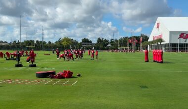 Tampa Bay players arrive Monday and Tuesday for training camp. The opening practice is July 30. (Spectrum News image)