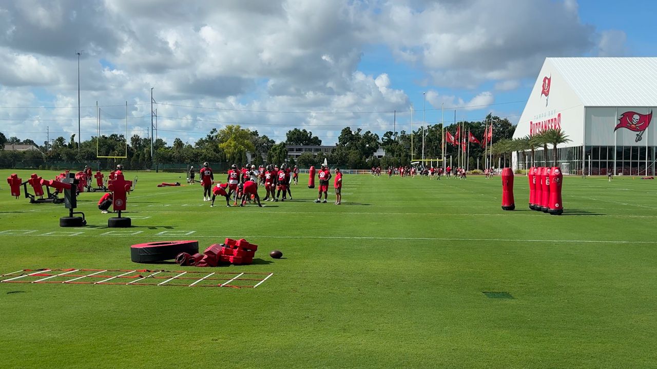Tampa Bay players arrive Monday and Tuesday for training camp. The opening practice is July 30. (Spectrum News image)