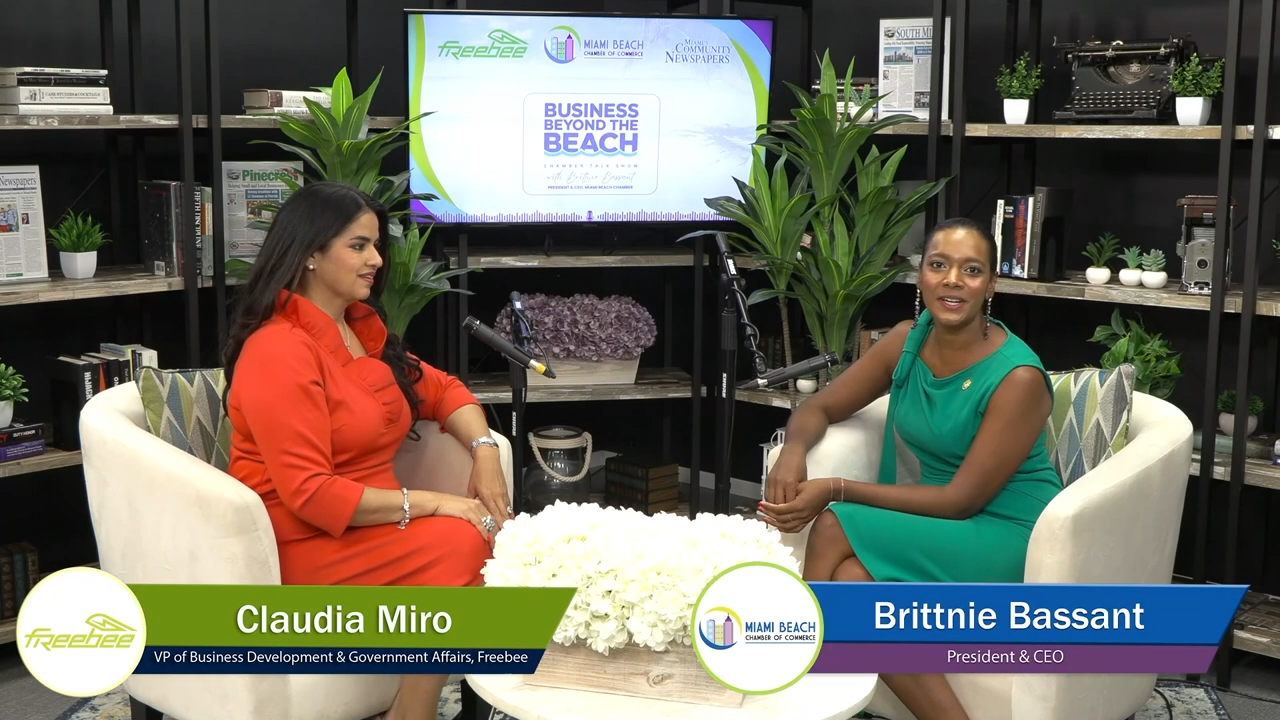 Business Beyond the Beach Talk Show: Claudia Miro | VP of Business Devel. & Gov. Affairs, Freebee
