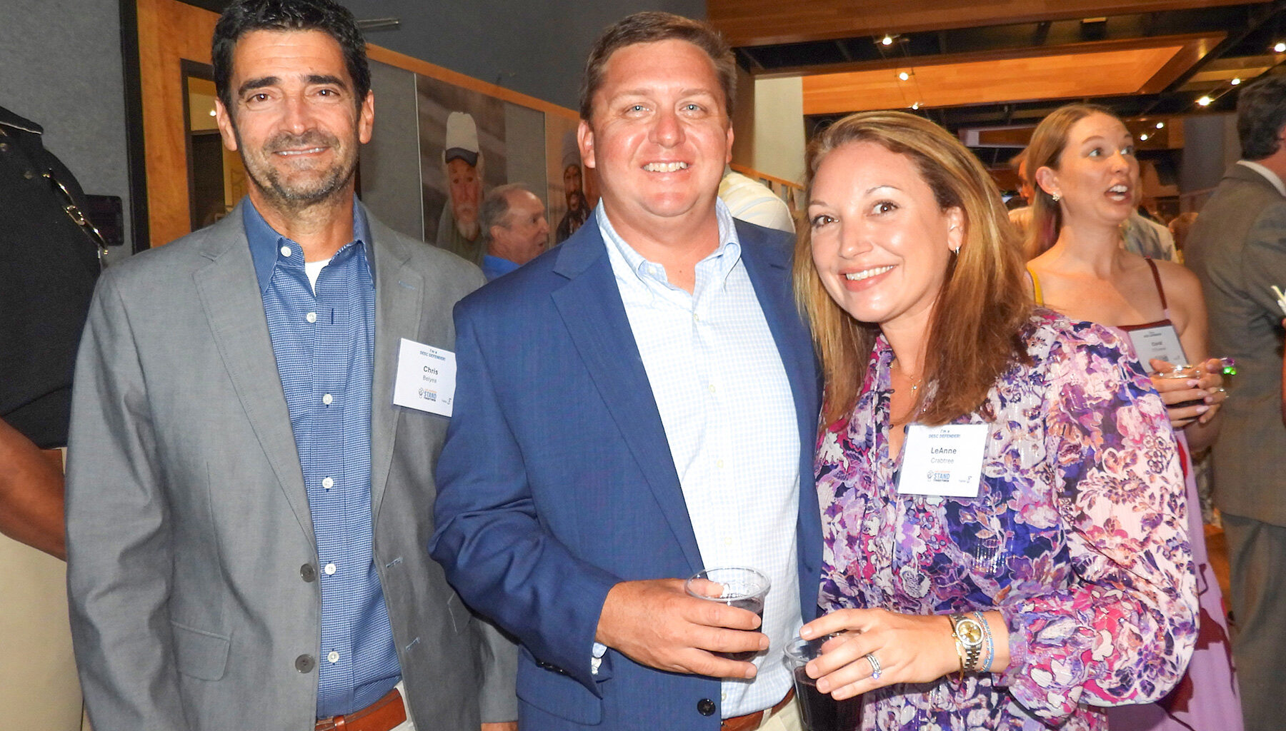 Chris Belyea, Ryan Crabtree and LeAnne Crabtree