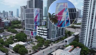 Downtown Miami is now home to the tallest mural in the U.S.