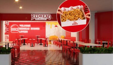 Redhead Burger is giving away free fries all day at its new Doral opening