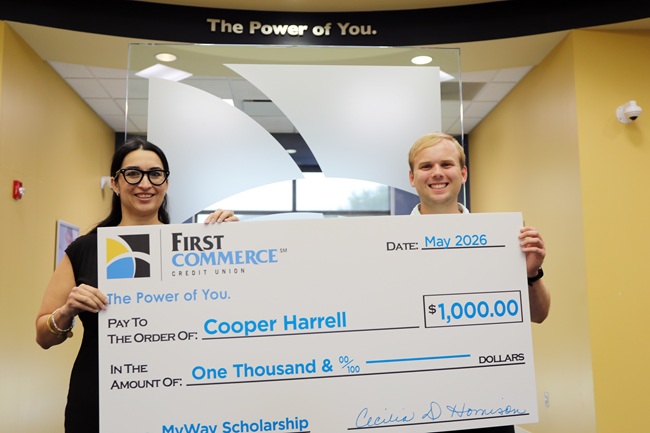 First Commerce Credit Union Awards Two $1,000 MyWay Scholarships – Tallahassee Reports