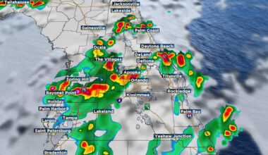 TIMELINE: Storm chances stay elevated in Central Florida Friday