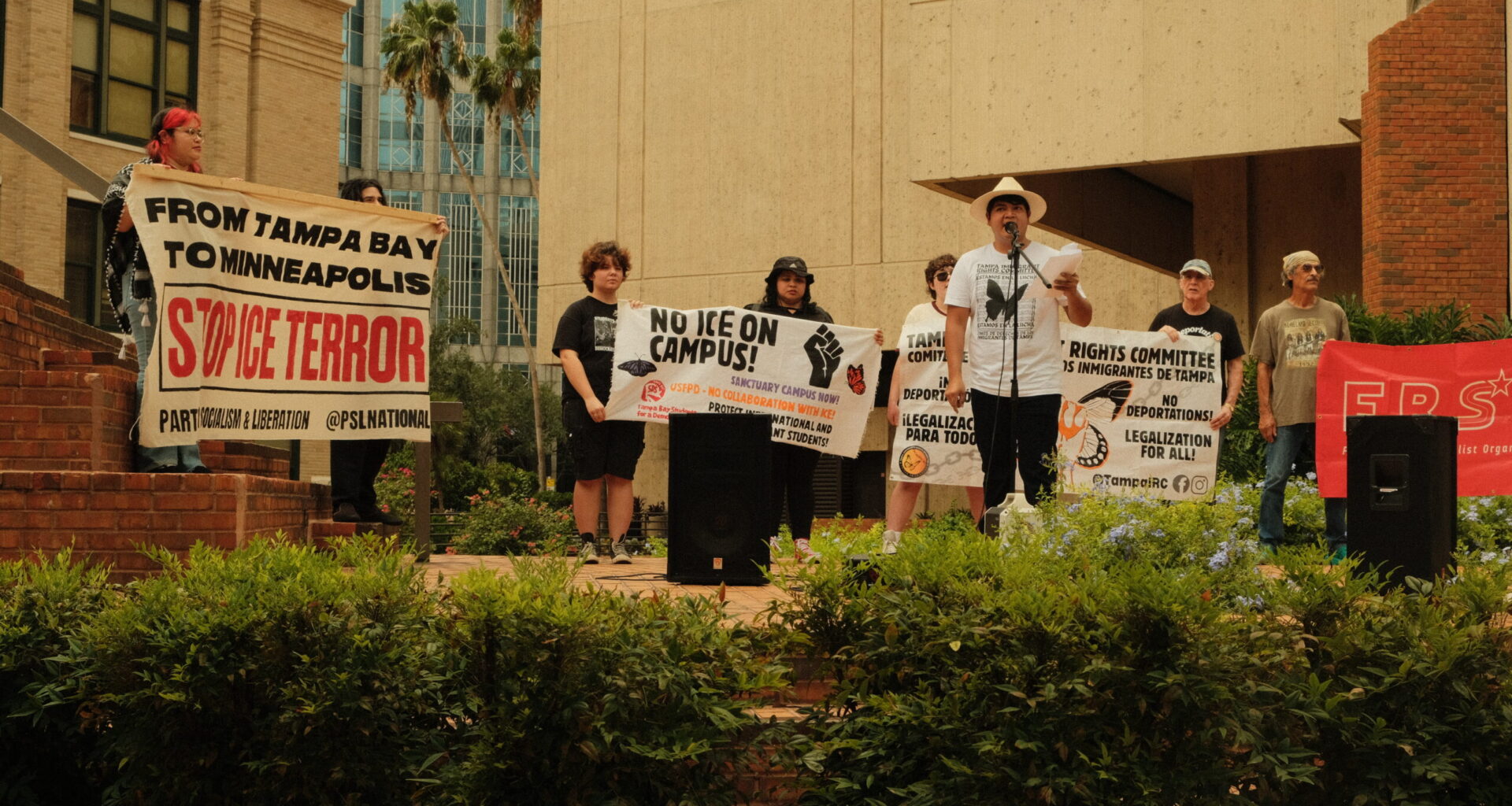 Tampa Immigrant Rights Coalition protest
