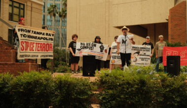 Tampa Immigrant Rights Coalition protest