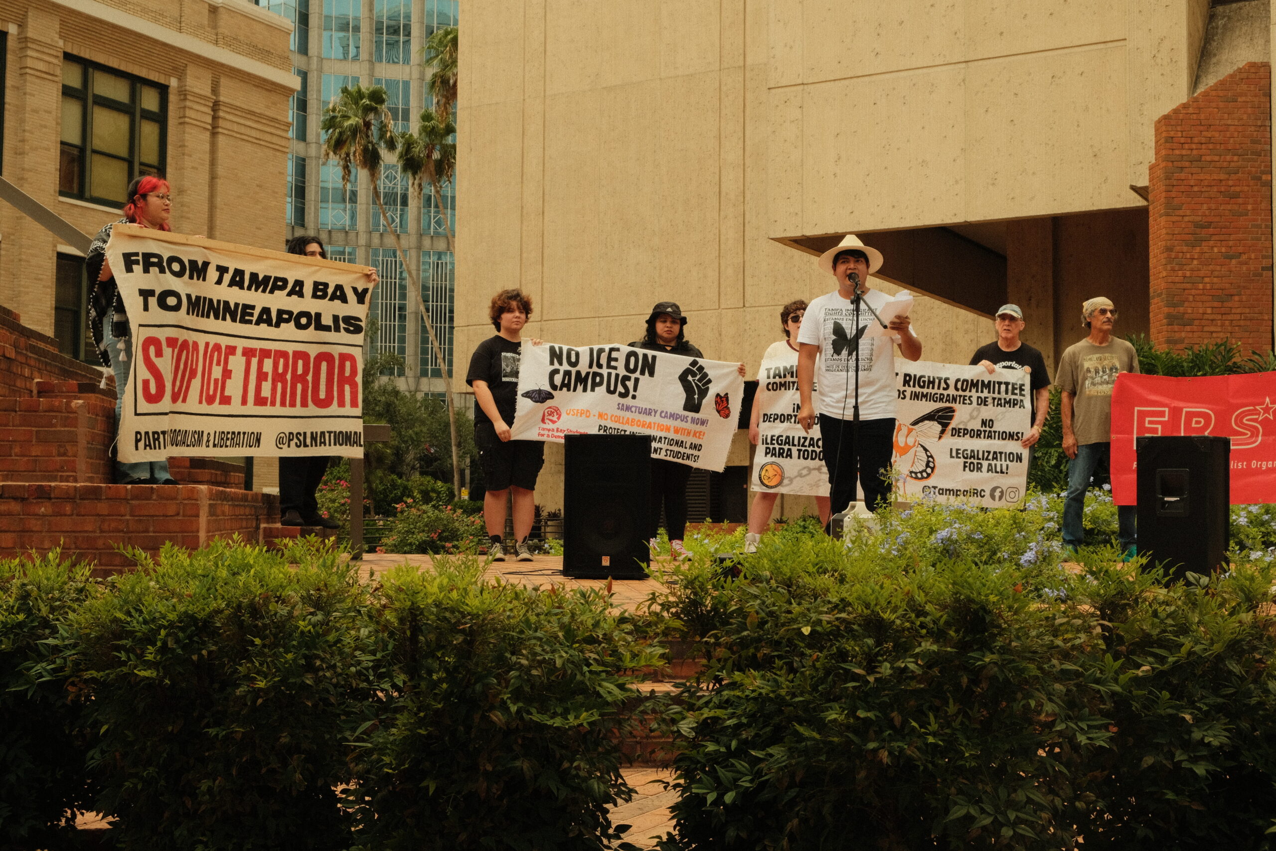 Tampa Immigrant Rights Coalition protest