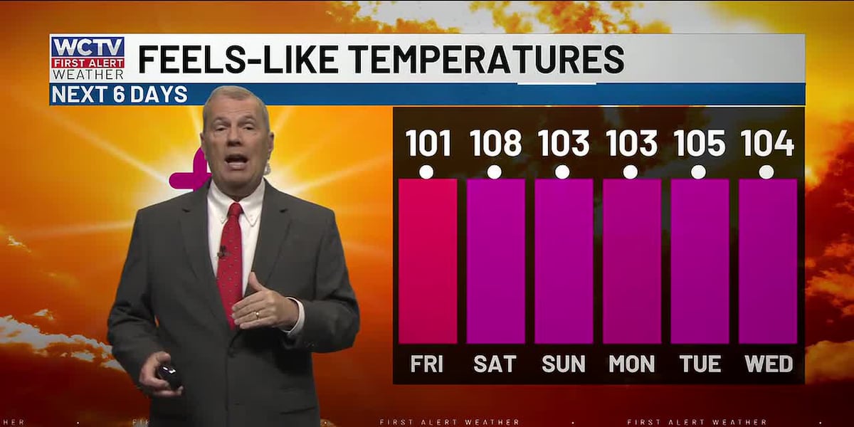 Dry to start your holiday weekend, some showers return Saturday for Tallahassee, the Big Bend and South Georgia
