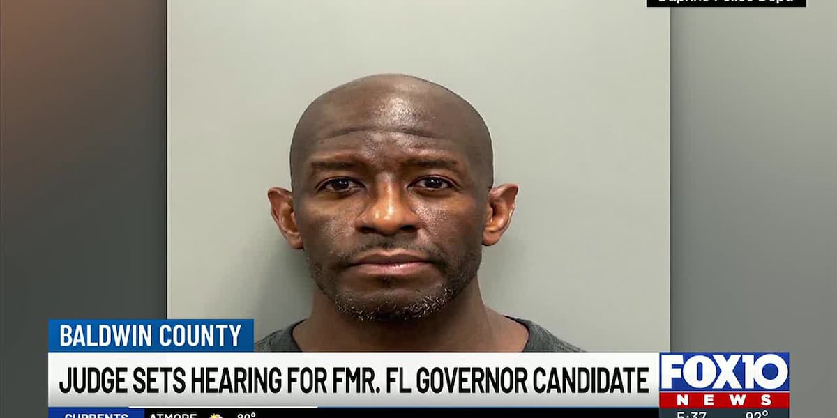Former candidate for Florida governor faces drug court hearing in Baldwin County