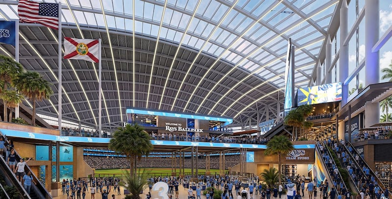 Rays ballpark rendering